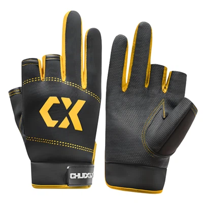 Toyib ketmaydigan baliq ovlash uchun uch barmoqli qo'lqoplar